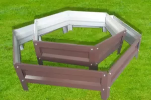 Клумба двухярусная шестигранная